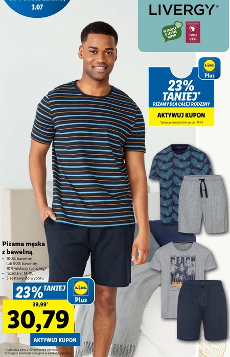 Piżama męska