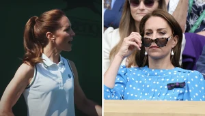 Księżna Kate złamała regulamin WImbledonu podczas treningu chłopców i dziewcząt do podawania piłek
