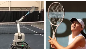 ESTHER, czyli najnowocześniejszy robot grający w tenisa, może w niedalekiej przyszłości być równym przeciwnikiem dla Igi Świątek