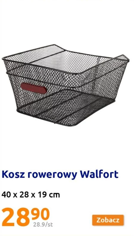 Koszyk rowerowy Walfort