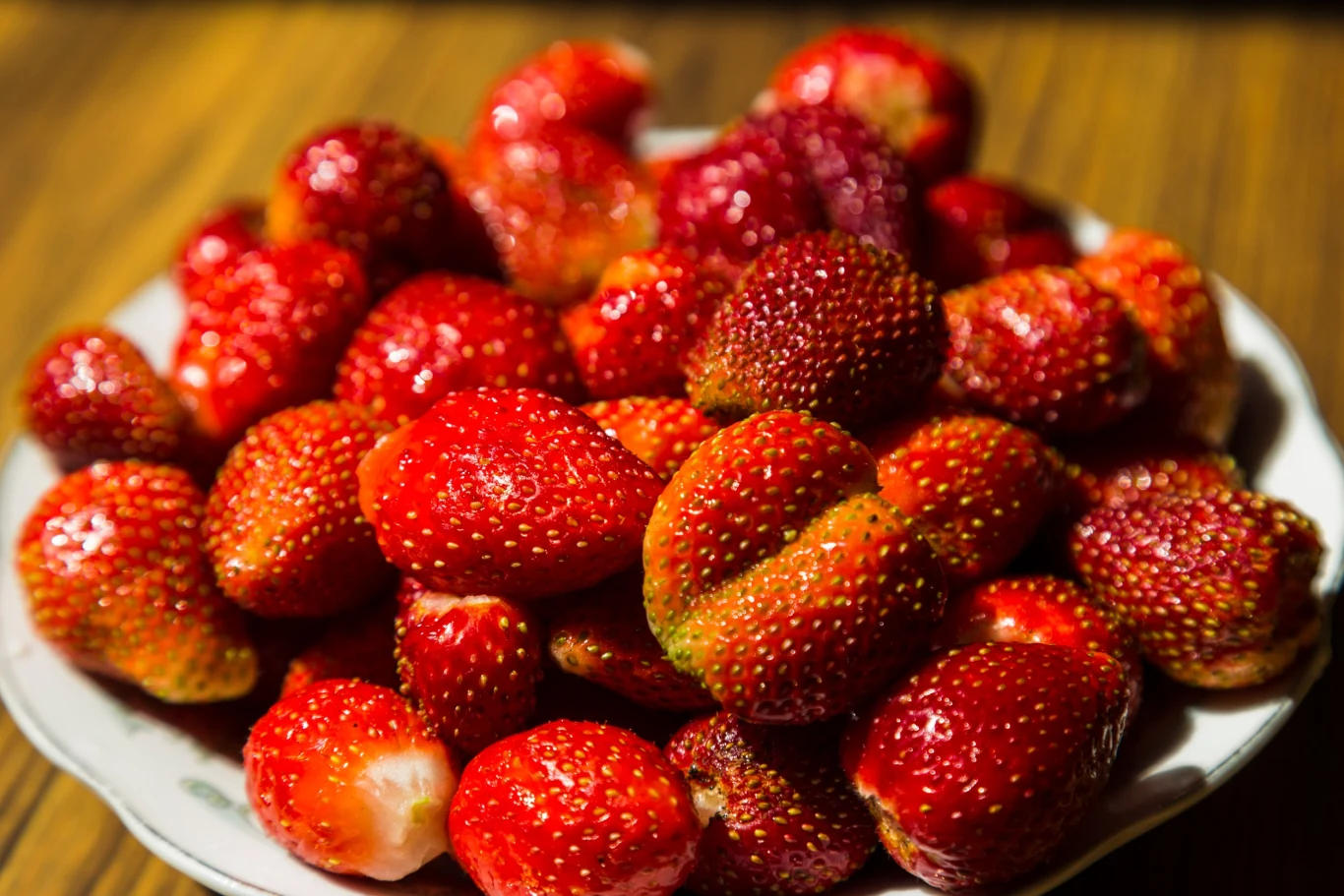 Polskie truskawki są słodkie i bardzo aromatyczne