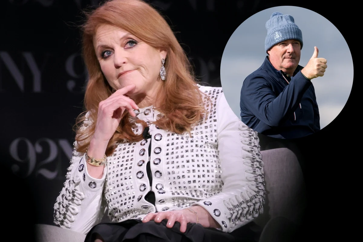 Sarah Ferguson, Piers Morgan Sarah Ferguson, Piers Morgan