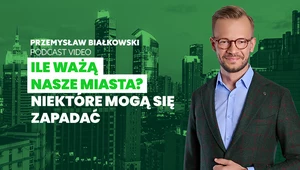 Ile ważą nasze miasta? Niektóre mogą się zapadać