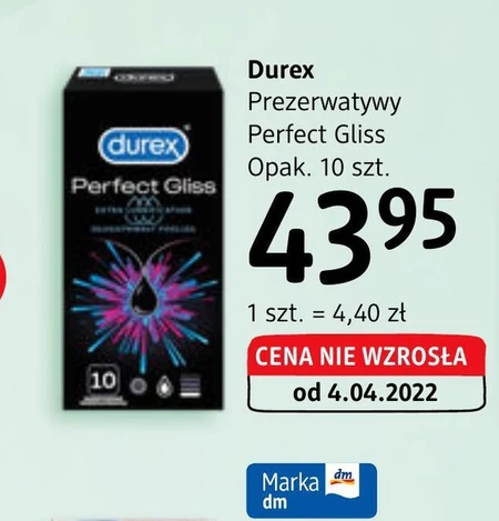Durex Intense Wyrób medyczny prezerwatywy 10 sztuk