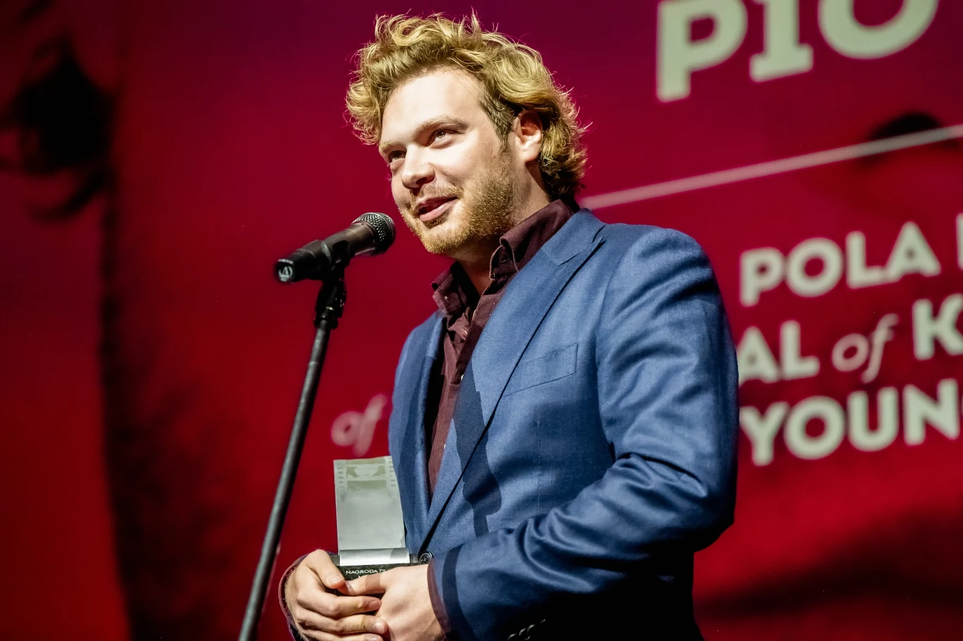 Piotr Pacek na gali otwarcia 21. Międzynarodowego Festiwalu Filmowego Tofifest w Toruniu