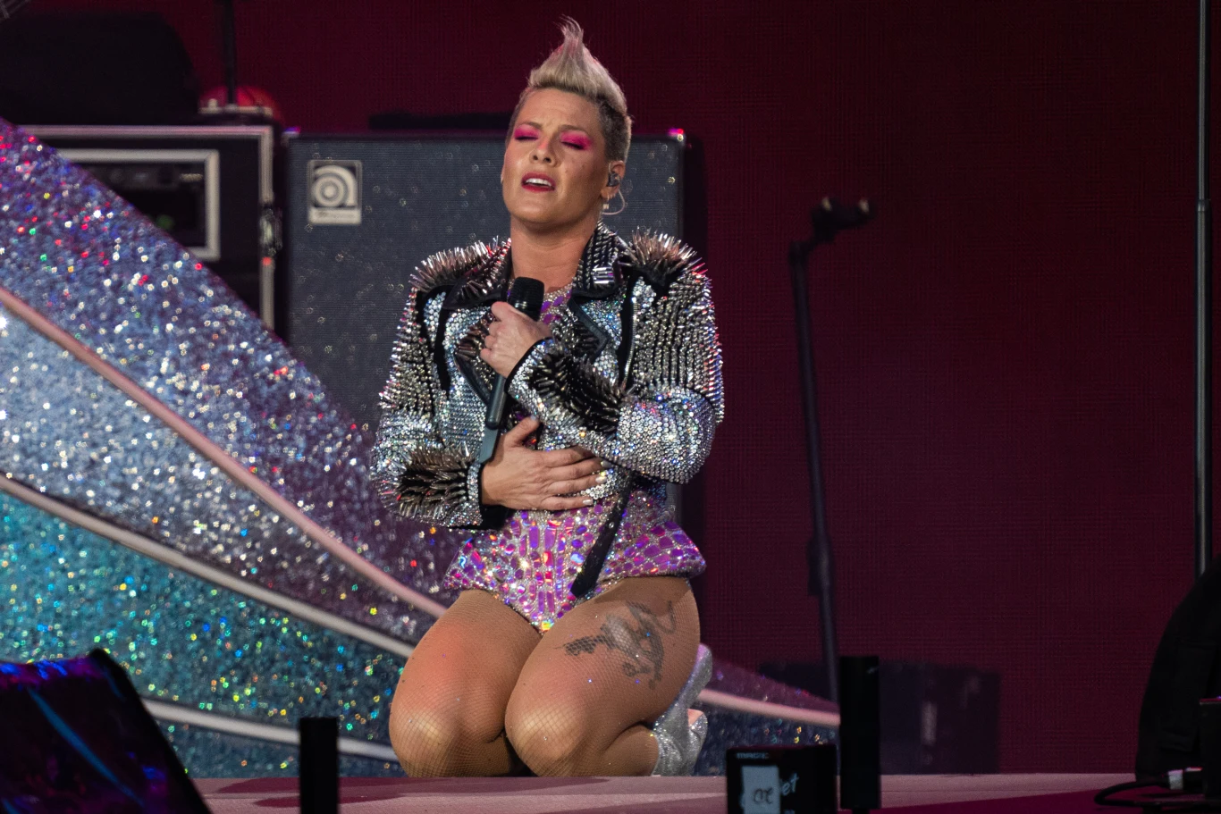 Pink na koncercie w Hyde Parku w Londynie - 25 czerwca 2023 r. Pink na koncercie w Hyde Parku w Londynie - 25 czerwca 2023 r.