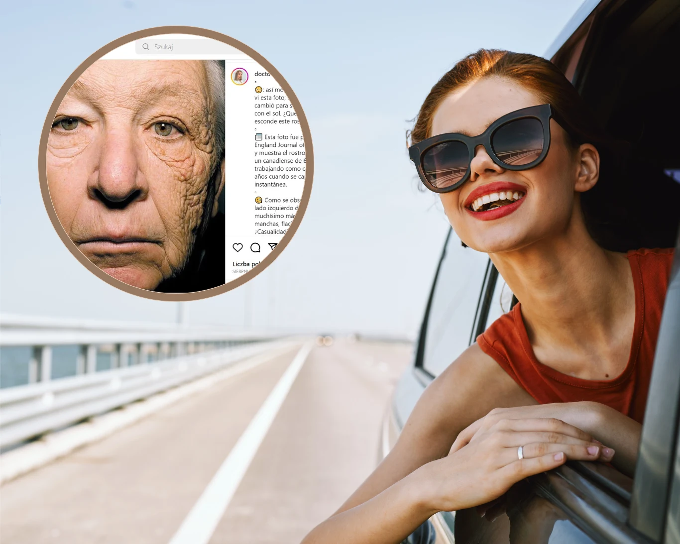 Czy można opalić się przez okno w samochodzie?