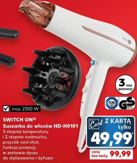 Suszarka do włosów Switch On