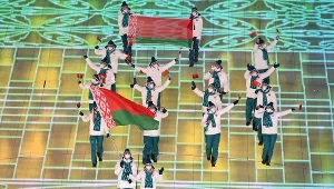 Białoruś podczas ceremonii otwarcia igrzysk w Pekinie w 2022 roku