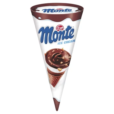 Zott Monte Lody śmietankowe i lody czekoladowo-orzechowe z sosem czekoladowo-orzechowym 120 ml - 0