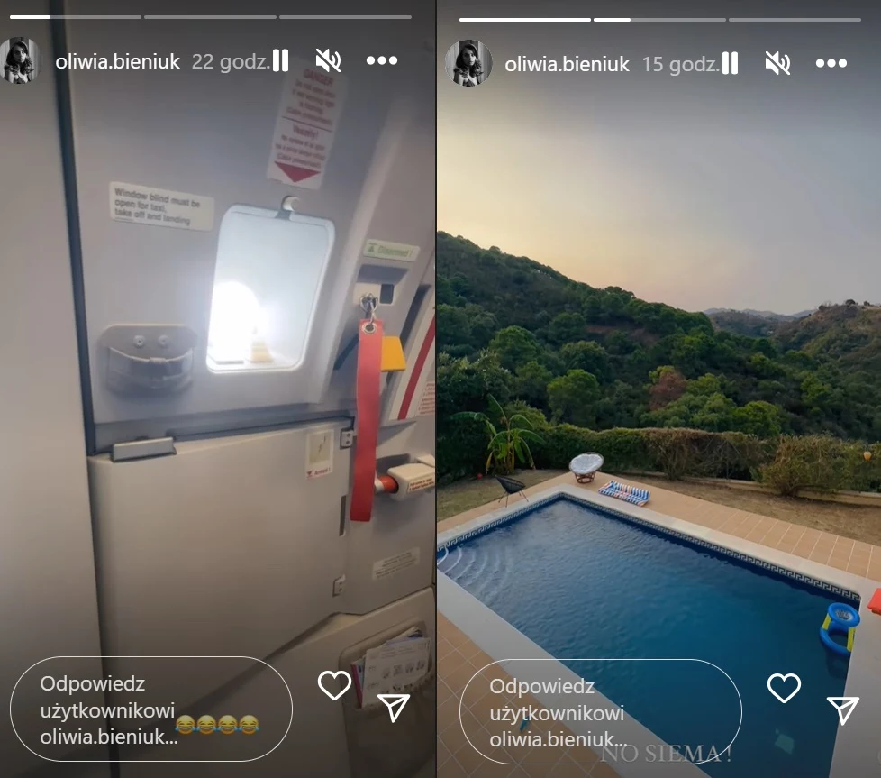 Oliwia Bieniuk wyjechała z Polski /https://www.instagram.com/oliwia.bieniuk/?hl=pl/ Oliwia Bieniuk wyjechała z Polski /https://www.instagram.com/oliwia.bieniuk/?hl=pl/