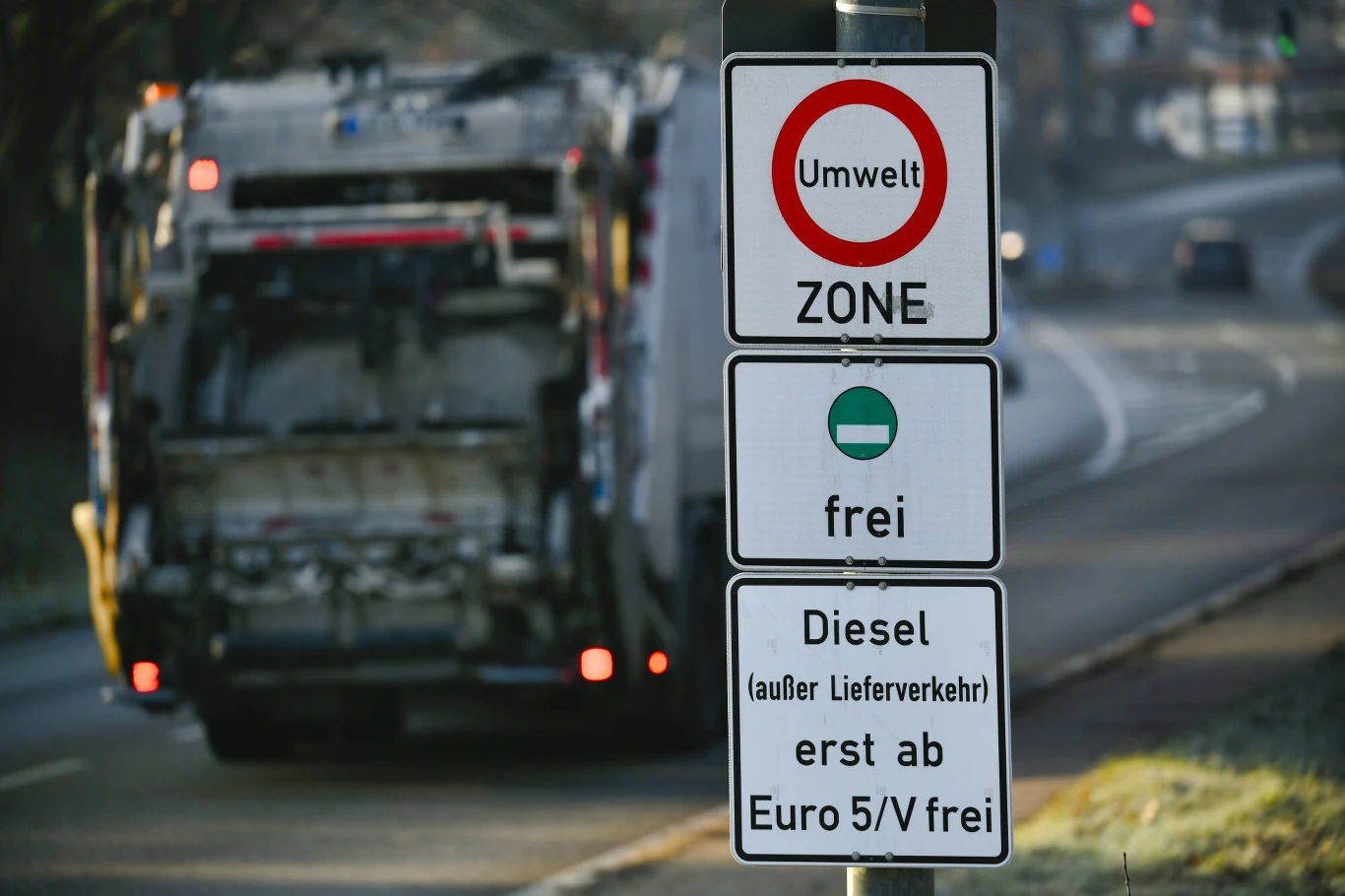 Tak wyglądają znaki wyznaczające strefę LEZ w Niemczech