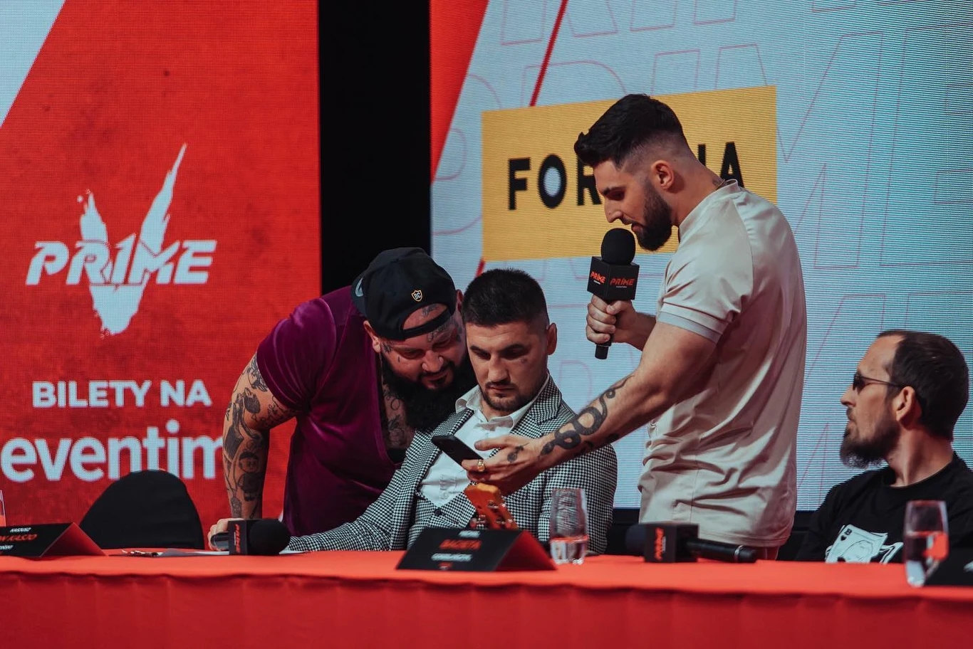 Konferencja przed galą Prime Show MMA
