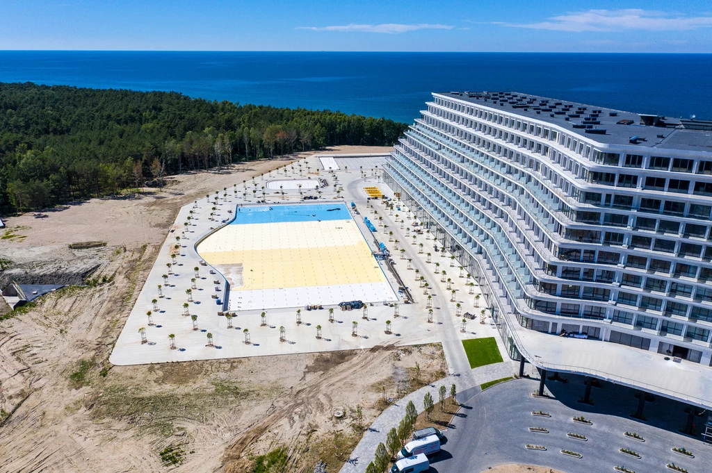 Hotel w Pobierowie zaczęto budować w 2018 r. 