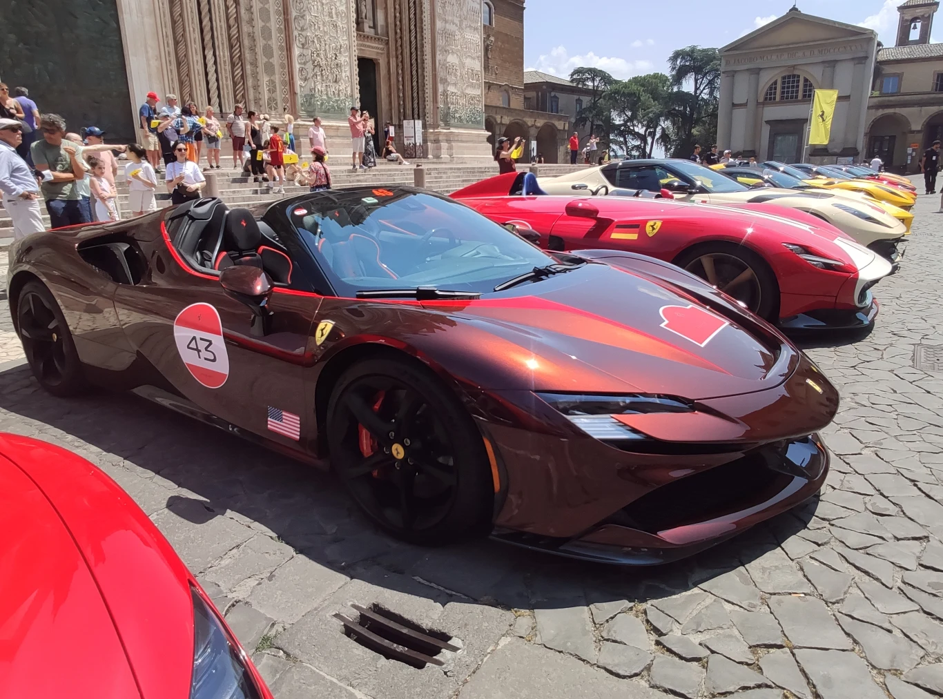 Ferrari Cavalcade w Orvieto