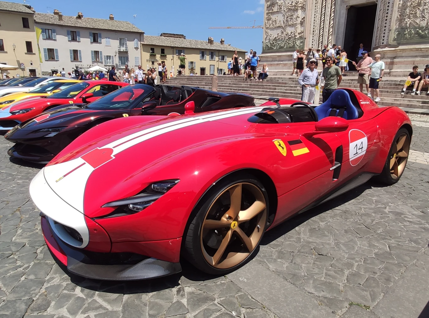 Ferrari Cavalcade w Orvieto