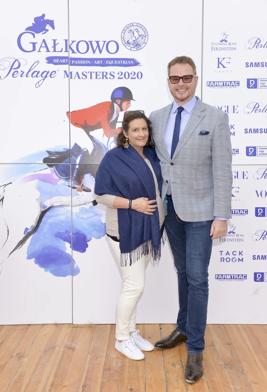 Książę Jan Lubomirski Lanckoroński z żoną w Gałkowie Książę Jan Lubomirski Lanckoroński z żoną w Gałkowie