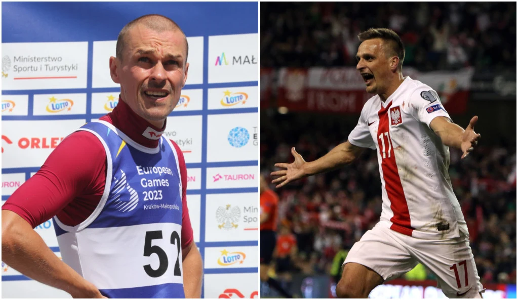 Piotr Żyła (po lewej) i Sławomir Peszko Piotr Żyła (po lewej) i Sławomir Peszko