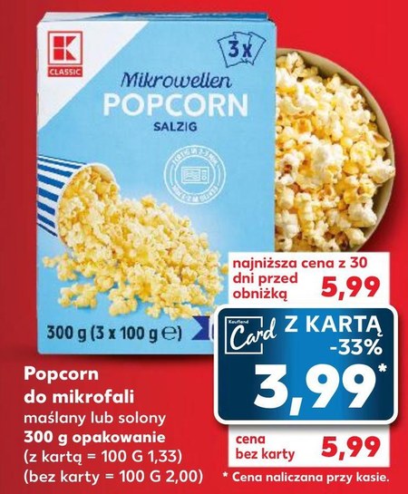 Popcorn - promocja Kaufland - Ding.pl