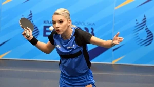 Rumunka Bernardette Szocs zdobyła dwa złote medale w tenisie stołowym podczas igrzysk europejskich Kraków – Małopolska 2023