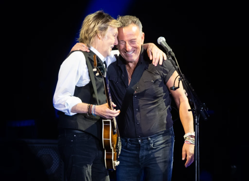 Paul McCartney i Bruce Springsteen w 2018 roku