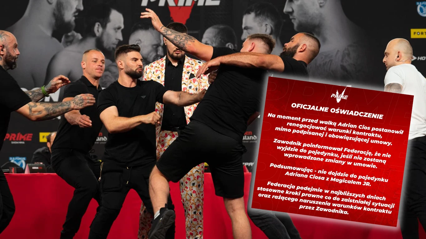 Wielka afera na gali Prime Show MMA 5 Wielka afera na gali Prime Show MMA 5