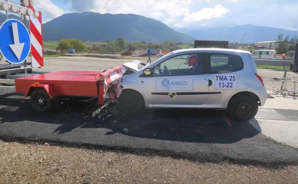 Poduszka zderzeniowa pozwala uniknąć tragedii podczas prac drogowych na autostradach