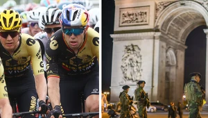 Zamieszki we Francji wywołują strach wśród uczestników Tour de France. Martin Divisek/PAP/EPA