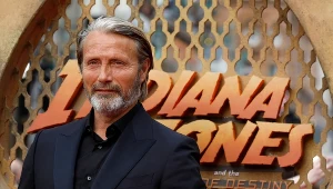 Mads Mikkelsen podczas premiery filmu "Indiana Jones i artefakt przeznaczenia"