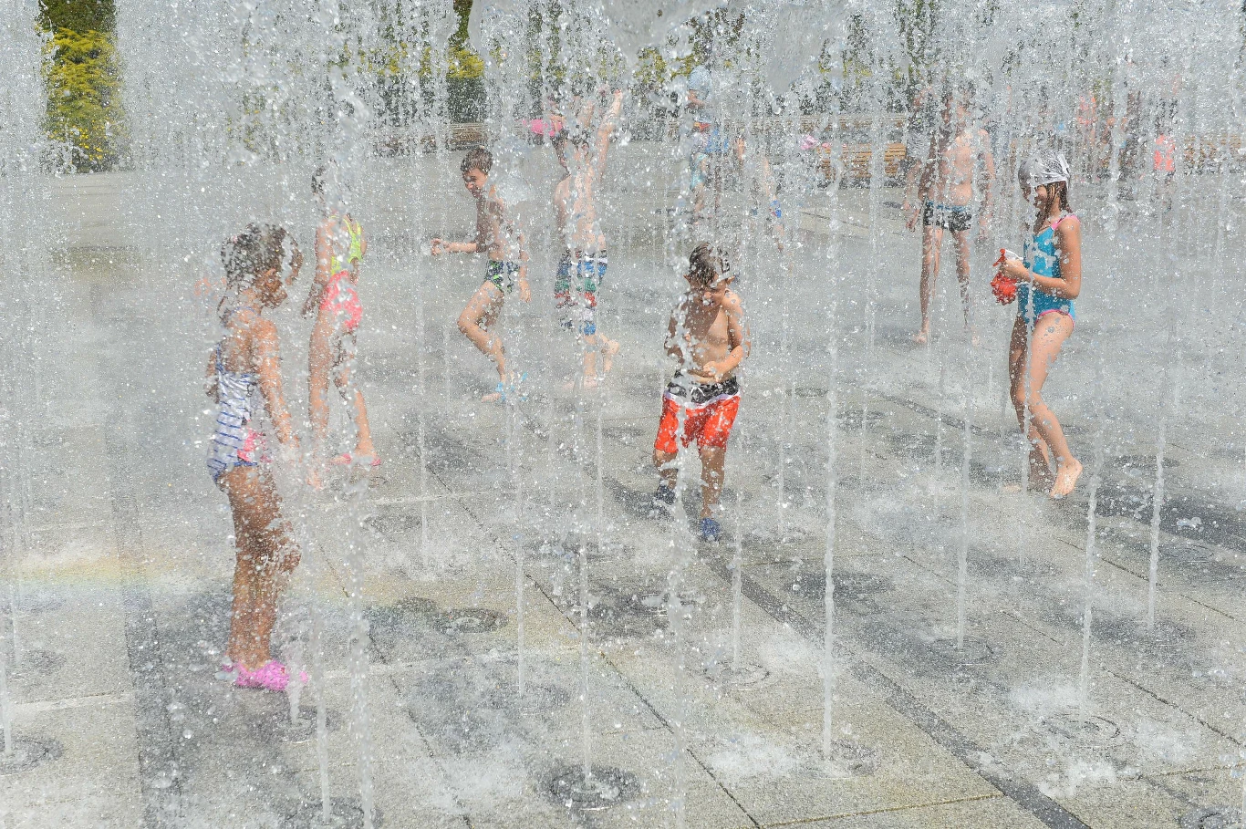 Fontanny mają zamknięty obieg wody