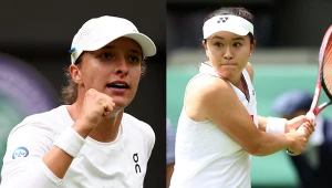Iga Świątek i Chinka Lin Zhu