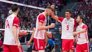 Reprezentacja polskich siatkarzy.