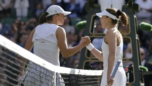 Iga Świątek i Alize Cornet