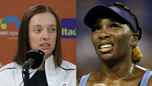 AFP - Iga Świątek i Venus Williams