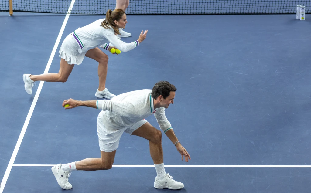 Księżna Kate i Roger Federer Księżna Kate i Roger Federer