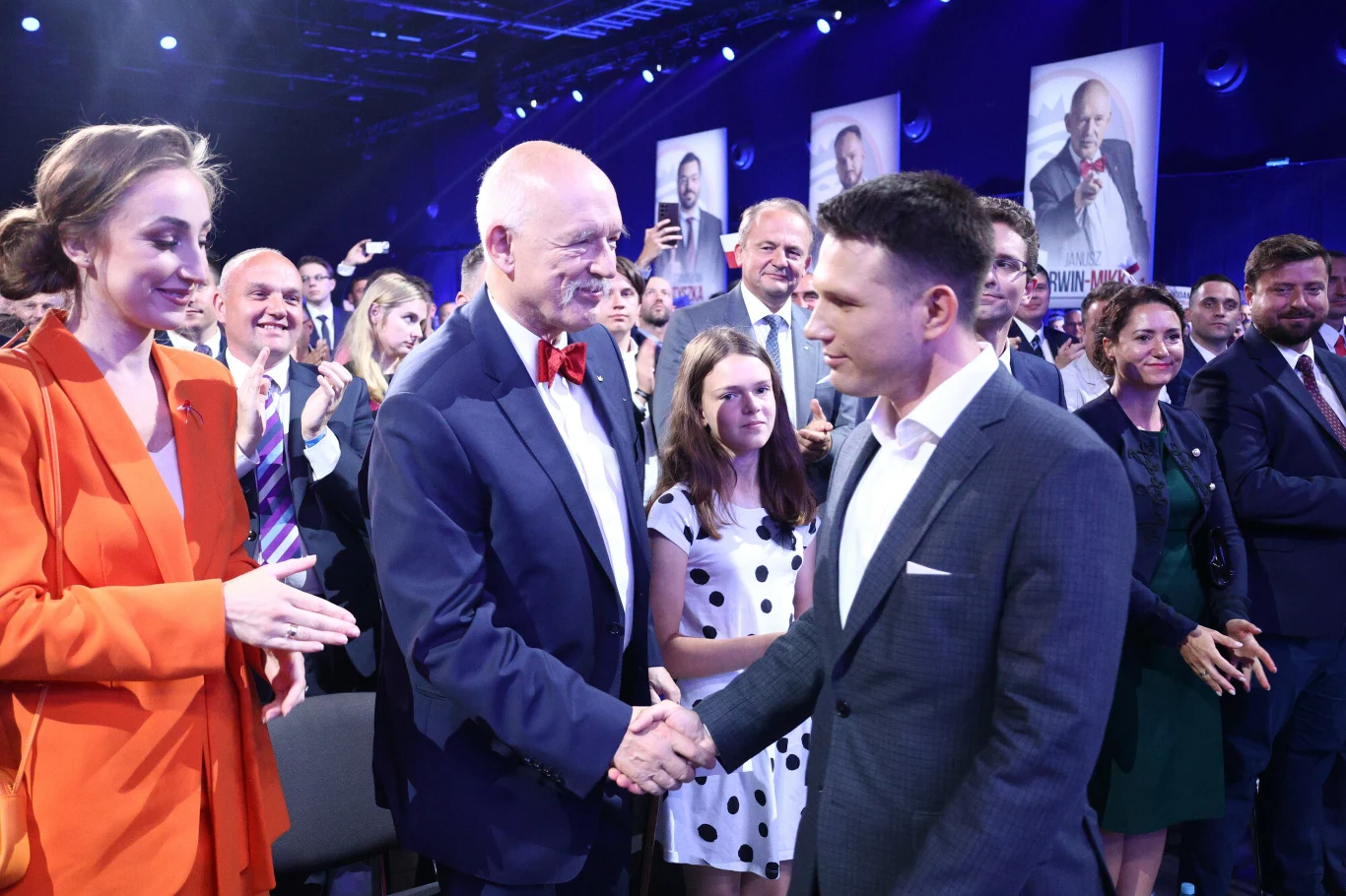 Konfederacja coraz częściej ma twarz Sławomira Mentzena i Krzysztofa Bosaka niż Janusz Korwin-Mikkego i Grzegorza Brauna