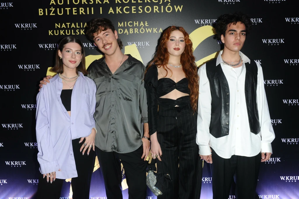 Anna Dąbrówka pozuje na ściance