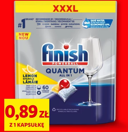 Tabletki do zmywarki Finish