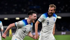 Declan Rice i Harry Kane w barwach reprezentacji Anglii