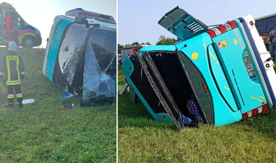 Autokarem podróżowało 49 osób