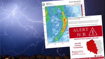 W środę niemal w całym kraju trzeba się liczyć z gwałtownymi burzami, lokalnie też z gradem. W nocy nie będzie wytchnienia