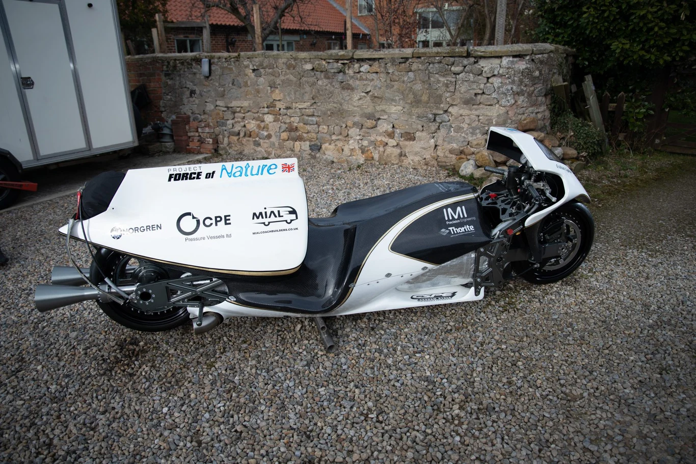 Force of Nature motocykl napędzany parą/ Fot: CPE Pressure Vessels Specialists
