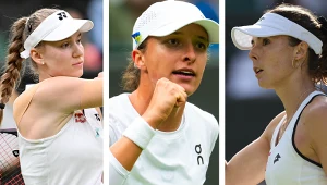 Jelena Rybakina, Iga Światek, Alize Cornet - trzy uczestniczki Wimbledonu 2023
