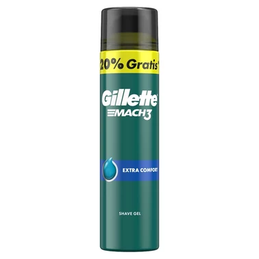 Gillette Mach3 Extra Comfort Żel do golenia dla mężczyzn 240 ml  - 0