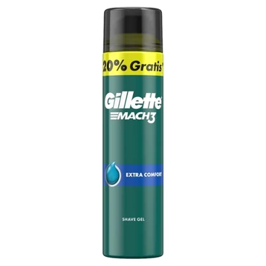 Gillette Mach3 Extra Comfort Żel do golenia dla mężczyzn 240 ml  - 0