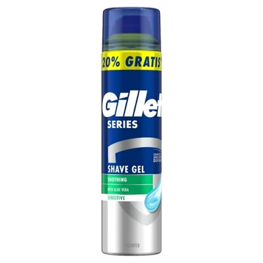 Gillette Series Kojący żel do golenia z aloesem, 240 ml - 1