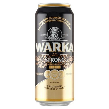 Warka Strong Piwo jasne 500 ml - 1