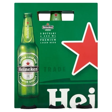 Heineken Piwo jasne 3 x 500 ml - 1