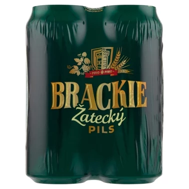 Brackie Zatecky Piwo jasne 4 x 500 ml - 1