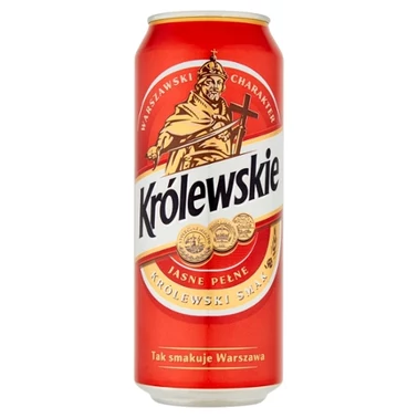 Królewskie Piwo jasne pełne 500 ml - 1